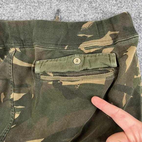 Polo Ralph Lauren Sweatpants Mens XL Green Camo Joggers Cargo Surplus Military - Picture 11 of 12
